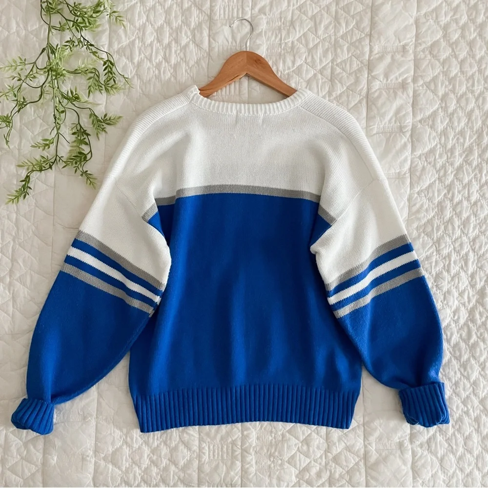 SOLD Vintage 1980s Cliff Engle Detroit Lions Sweater - Picture 4 of 4